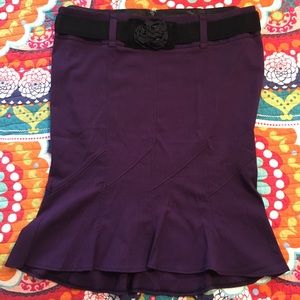 Torrid Tulip Pencil Skirt with Removable Belt